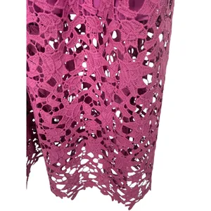 ASTR the Label Womens Sleeveless Lace Midi Dress Pink Size Large Feminine Party thumbnail 10