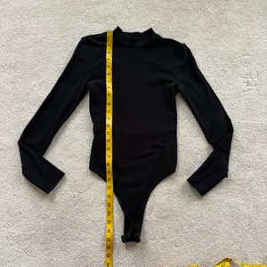 Mock Neck Bodysuit One Piece Blouse Open Back Backless Cut Out Back Top Long Sleeve thumbnail 7