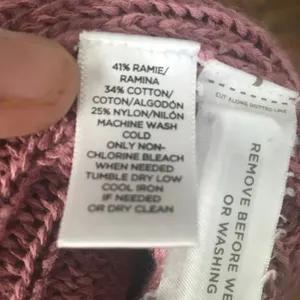 Loft Rose colored cotton blend lightweight feminine cardigan thumbnail 5