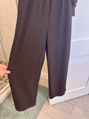 Baltic Born Natasha Chocolate Brown Sleeveless Wrap Jumpsuit thumbnail 5