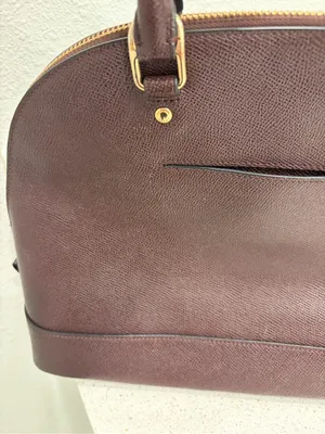 Coach F 57524 Crossgain Leather Satchel Blush Handbag Brown Leather EUC thumbnail 6