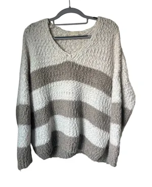 Altar'd State Stripped Sweater - M/L thumbnail 1