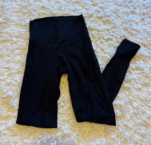 aerie Black High-Waist Leggings thumbnail 1