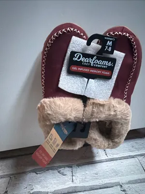 Dearfoams Cozy Comfort Women's Size n (7-8) Moc Toe Clog Slippers. New with Tag thumbnail 16