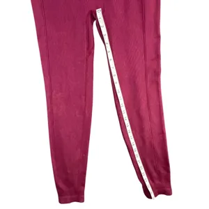 Free People Fp Movement Revive Jumpsuit Size M-L Burgundy Ribbed Activewear RARE thumbnail 8