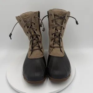 Sperry Top-Sider‎ Brown Syren Misty Knit Cuff Waterproof Duck Boots Women's 11 thumbnail 3
