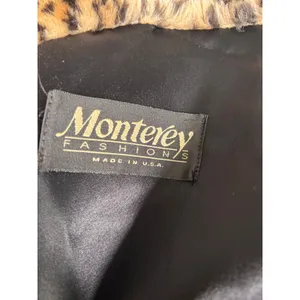 Vintage Monterey Fashions Leopard Faux Fur Long Coat Animal Print Statement thumbnail 7