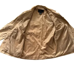Vintage Moda International Genuine Leather Suede Jacket Sz M‎ Tan Classic y2k thumbnail 6