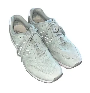 New Balance Womens 696 Suede Mesh Running Classic Sneaker Shoes Sea Foam Green S thumbnail 3