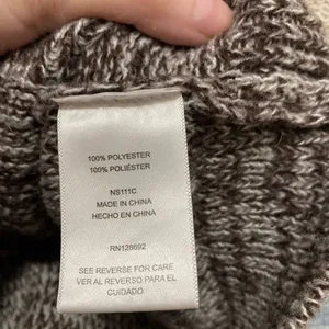 *Madden NYC Colorblock Knit Cropped Long Sleeve Sweater thumbnail 5