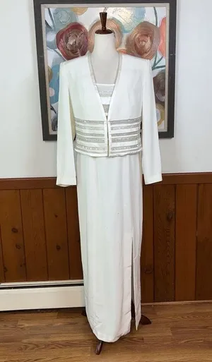 Pretty New Pierre Laurent Mother of the Bride/Simple Wedding Gown! thumbnail 6