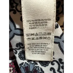 Free People Deep Red, Blue, White pattern mini dress sz‎ S thumbnail 9