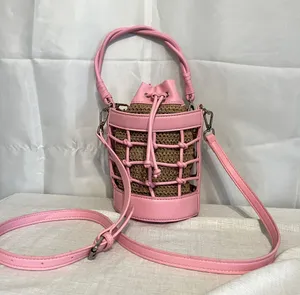 Steve Madden pink "Blohan" crossbody bucket bag thumbnail 1