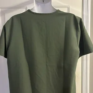 FIGS Technical Collection Olive Short Sleeve PO1644 Medical Scrub Shirt- Large thumbnail 9