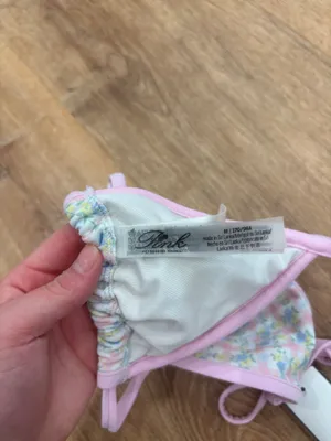 Frankies Bikinis floral pink top thumbnail 3