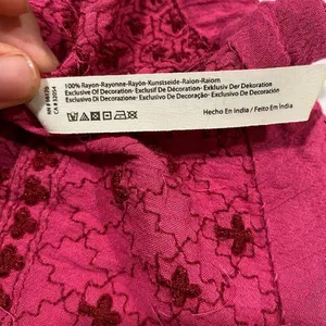 Free People Pink Embroidered Halter Mini Dress XS Boho Y2K Festival thumbnail 6