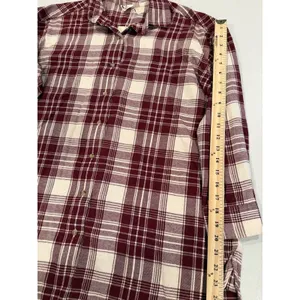 NEW Pact Shirt Womens XS/S Flannel Plaid 100% Organic Cotton Oversized Western thumbnail 7