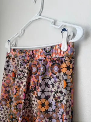 Anthropologie Geometric Straight Wide Leg High Rise Pant Size 2 thumbnail 9