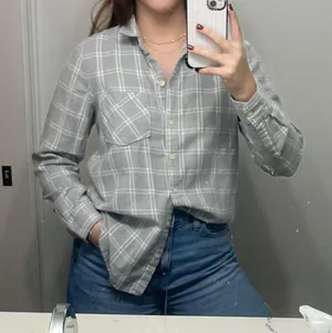 Gray Patterned Flannel thumbnail 1