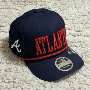 New Era Atlanta Braves MLB 9Seventy Stretch Snapback Hat thumbnail 1