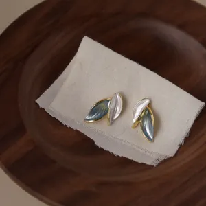 Exquisite Leaf Stud Earrings for Women,Leaves Earrings thumbnail 2