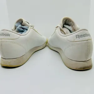 Reebok Women’s White Classic Lace Up Athletic Tennis Shoes Size 6.5 thumbnail 4