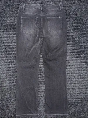 Halara Flex High Waisted Pull On Pockets Casual Bootcut Jean Sz L Iron Gate Gray thumbnail 2
