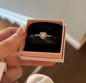Pandora Elevated Heart Ring thumbnail 1