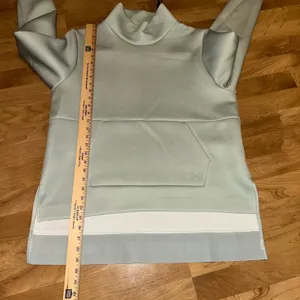 Under Armour Women's Mock Neck‎ Pullover Sweatshirt Loose Fit XL Light green thumbnail 7