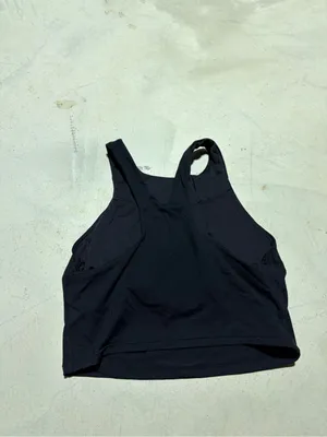 Athleta Black High-Neck Racerback Crop Tank small thumbnail 6