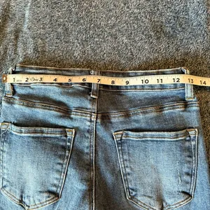 Risen Jeans Womens 27 (Sz 5) Blue Straight Leg Frayed Hem Crop RDP1207 Exc. Cond thumbnail 9