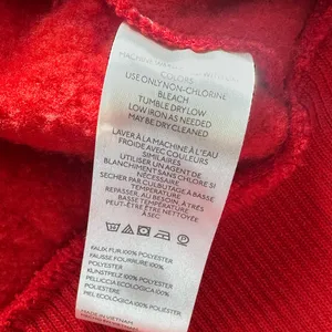 Free People Cozy Up Cardigan in High Risk Red Size Large thumbnail 9