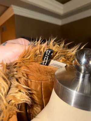 Faux Fur Jacket Brown Size 12 thumbnail 5