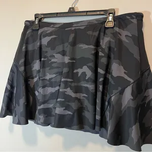 Athleta‎ Match Point Printed Skort Camo Black Gray Large thumbnail 5