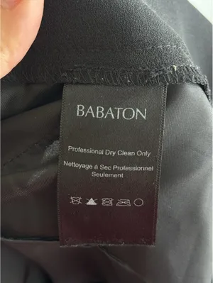 Aritzia Babaton Conan Pant Black Size 4 Slim Fit Pull On Crepe Trousers thumbnail 7