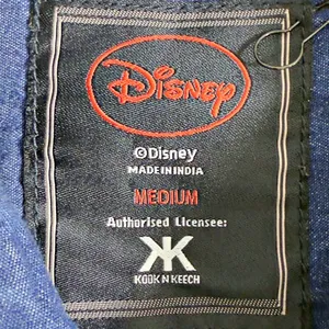 RARE Disney x Kook n Keech Denim Mickey Studded Snap Button Shirt *FLAW* thumbnail 7