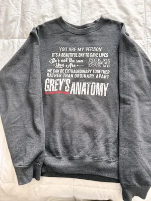 Greys Anatomy Sweatshirt Gray thumbnail 1