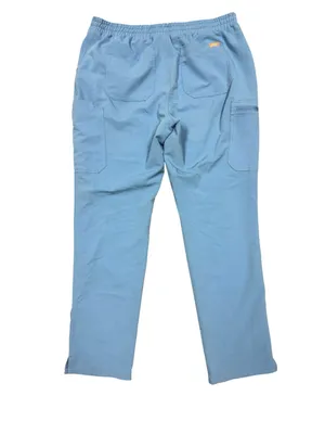 FIGS Yola Technical Collection Scrub Pants Women’s L | Ceil Blue | EUC thumbnail 3
