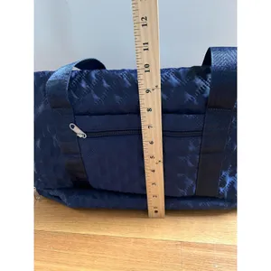 ZUOMANNI Blue Quilted 20" Travel Duffel Bag Soft Carry On Womens Gym Weekender thumbnail 8