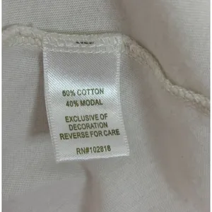 Garnet Hill Ivory Floral Embroidered 3/4‎ Sleeve Top Sz L Boho Feminine Casual thumbnail 5