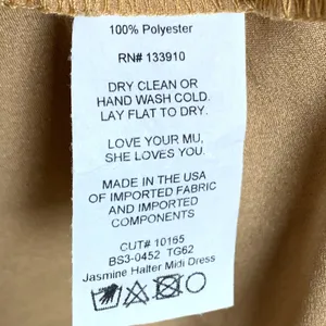 NWT Show‎ Me Your Mumu Jasmine Halter Midi Dress in True Gold Luxe Satin thumbnail 7