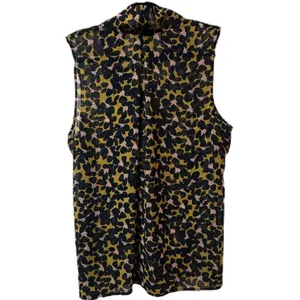 Cabi‎ By Anthropologie Flynn Floral Tie Top Size Large thumbnail 8