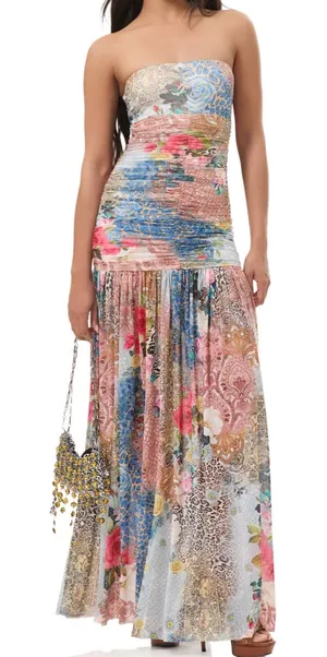 AFRM Denise Strapless Tube Maxi Dress thumbnail 1