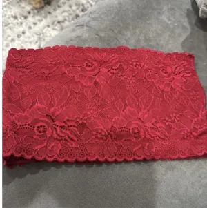 Zenana Outfitters Red Lace Bralette Bandeau Top thumbnail 2