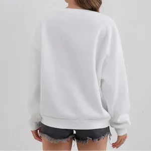 Women’s L/G White Holiday Crewneck Merry Christmas Red Print Unisex Large NEW thumbnail 2