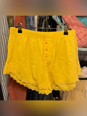 NWT Free People FP Intimately Good Intentions PJ Set - lemon drop yellow - XS thumbnail 10
