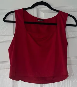 SHEIN red tank top thumbnail 1