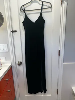 Lulus Velvet Green Maxi Dress thumbnail 3