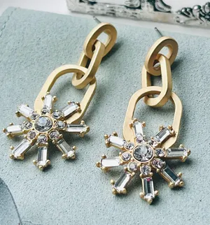 Anthropologie starburst earrings  thumbnail 1