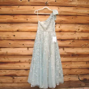 MAC DUGGAL Green Size 10 Embroidered Beaded Bow Formal Long Maxi Gown Dress thumbnail 15